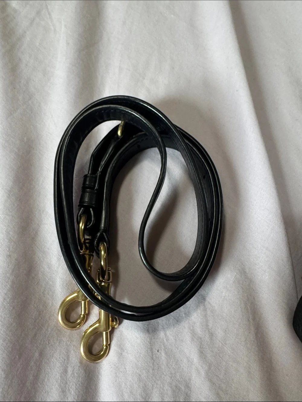 Coach Black Leather bag H 8” x L 11” x W 3” to 4”